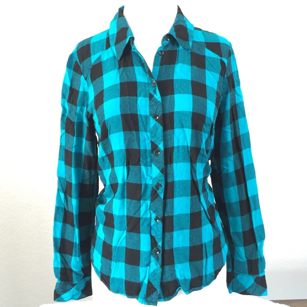 Flannel Lace Top